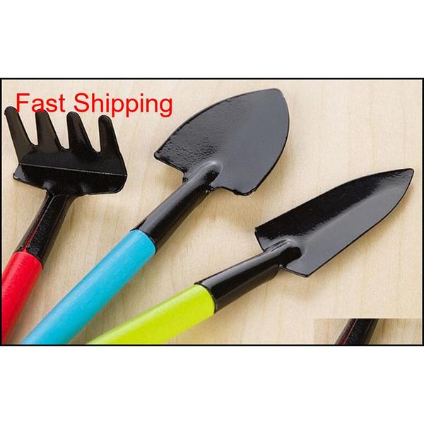 3pcs/set mini shovel spade rake metal head garden gardening plant tools set with colorful woode qylueb bdenet 
3pcs/set mini shovel spade rake metal head garden gardening plant tools set with colorful woode qylueb bdenet