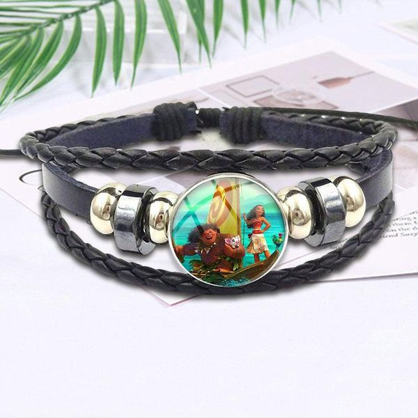 charm bracelets movie fashion glass stone surface black leather bracelet bangle women statement jewelry for gift, Golden;silver
charm bracelets movie fashion glass stone surface black leather bracelet bangle women statement jewelry for gift, Golden;silver
