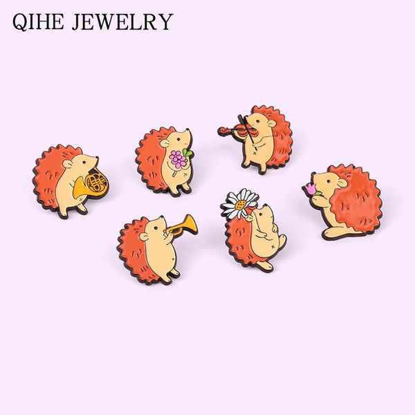 pins, brooches forest garden enamel pins orange hedgehog bag lapel pin cartoon animal badge jewelry gift for kids friends wholesale, Gray
pins, brooches forest garden enamel pins orange hedgehog bag lapel pin cartoon animal badge jewelry gift for kids friends wholesale, Gray