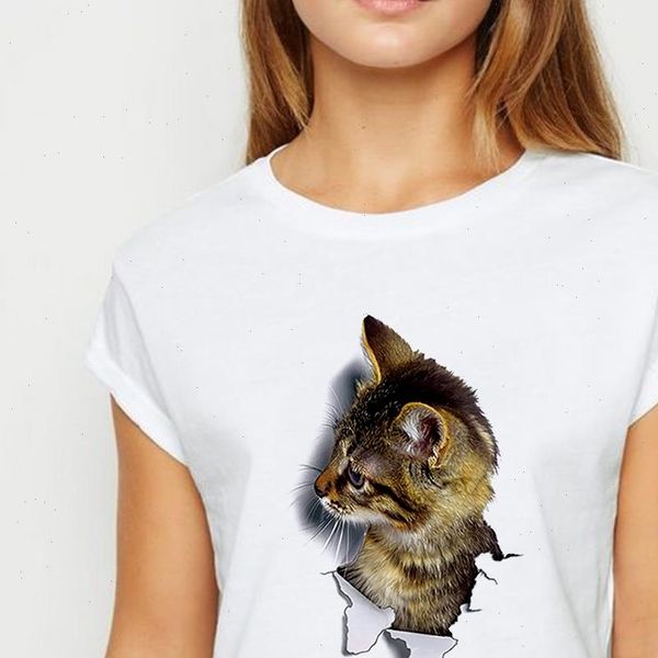 women ulzzang kawaii cat casual harajuku t shirt streetwear camiseta mujer cute cartoon ropa mujer funny fashion t shirt, White
women ulzzang kawaii cat casual harajuku t shirt streetwear camiseta mujer cute cartoon ropa mujer funny fashion t shirt, White