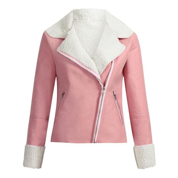 women's jackets women lapel suede leather buckle pilot jacket faux lamb wool motorcycle bomber female coat chaqueta mujer #61, Black;brown
women's jackets women lapel suede leather buckle pilot jacket faux lamb wool motorcycle bomber female coat chaqueta mujer #61, Black;brown