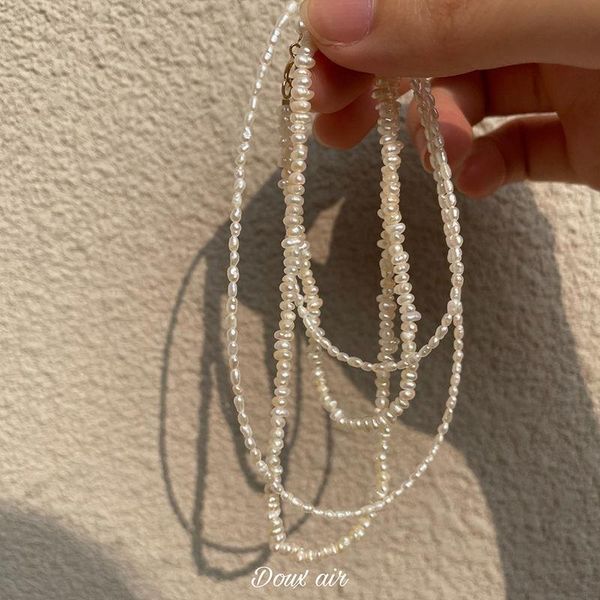 chains small grain pearl necklace 14 k gold plated light much careful classic french collarbone chain joker elegant temperament, Silver
chains small grain pearl necklace 14 k gold plated light much careful classic french collarbone chain joker elegant temperament, Silver
