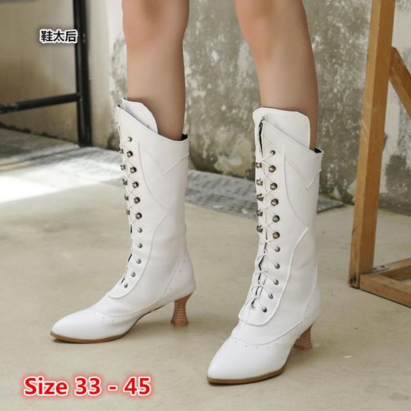 boots high heel women mid calf heels autumn winter woman shoes long small big size 33 - 45, Black
boots high heel women mid calf heels autumn winter woman shoes long small big size 33 - 45, Black