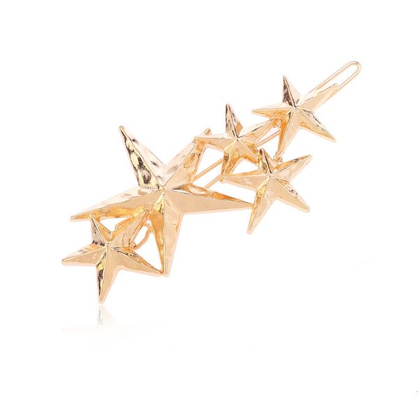 five pointed star hairpin with concave convex surface exaggerates star hairstyle, Golden;silver
five pointed star hairpin with concave convex surface exaggerates star hairstyle, Golden;silver