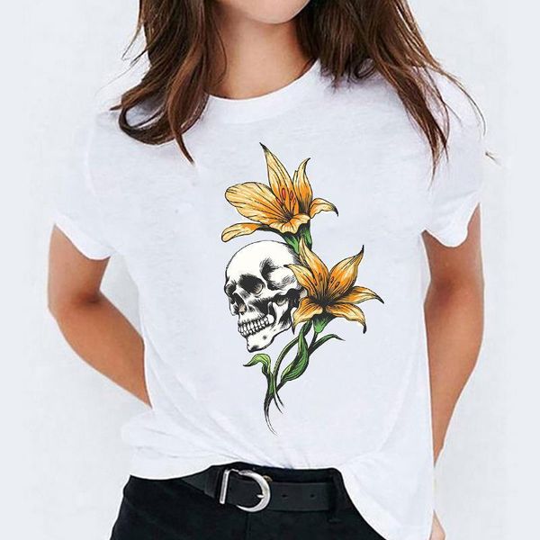 t shirt for women short sleeve floral skull summer autumn halloween print lady t-shirts female tee womens graphic t-shirt, White
t shirt for women short sleeve floral skull summer autumn halloween print lady t-shirts female tee womens graphic t-shirt, White