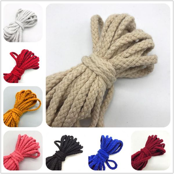 yarn 5yards 6mm cotton rope craft decorative twisted cord for handmade decoration diy lanyard ficelles couleurs thread, Black;white
yarn 5yards 6mm cotton rope craft decorative twisted cord for handmade decoration diy lanyard ficelles couleurs thread, Black;white