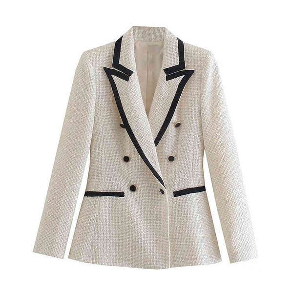 women's suits & blazers women autumn fashion tweed office lady and jackets vintage double breasted female blazer woman clothes vestidos, White;black
women's suits & blazers women autumn fashion tweed office lady and jackets vintage double breasted female blazer woman clothes vestidos, White;black