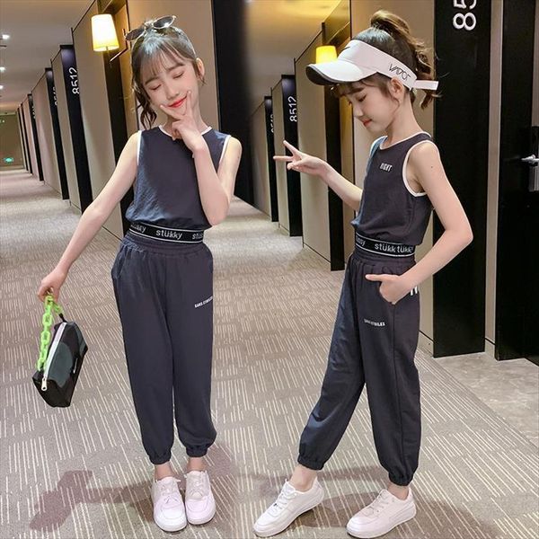 kids girls clothes sets outfits summer fashion sleeveless t shirt pants children clothing suits teen 5 8 9 10 12, White
kids girls clothes sets outfits summer fashion sleeveless t shirt pants children clothing suits teen 5 8 9 10 12, White
