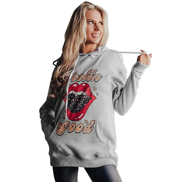 women's hoodies & sweatshirts autumn and winter hip hop gray feelin' good oversized hoodie plus size sudaderas para mujer sweatshi, Black
women's hoodies & sweatshirts autumn and winter hip hop gray feelin' good oversized hoodie plus size sudaderas para mujer sweatshi, Black
