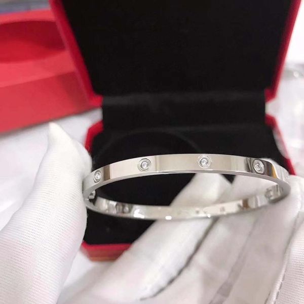 love bangles women's screw bracelets no&4&10 stones 3.65mm rose gold bangles stainless steel fashion jewelry no box 201211, Black
love bangles women's screw bracelets no&4&10 stones 3.65mm rose gold bangles stainless steel fashion jewelry no box 201211, Black