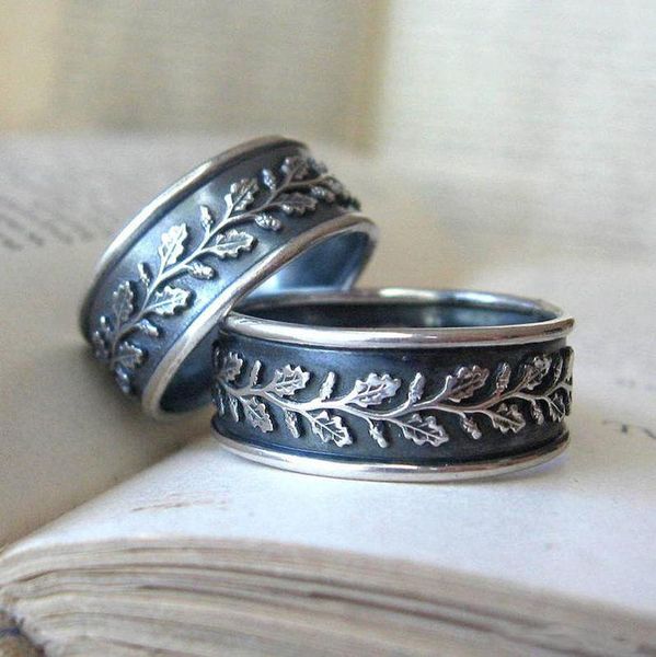 cluster rings retro men hip hop punk biker ring black silver stainless steel leaf anniversary gift noble jewelry, Golden;silver
cluster rings retro men hip hop punk biker ring black silver stainless steel leaf anniversary gift noble jewelry, Golden;silver