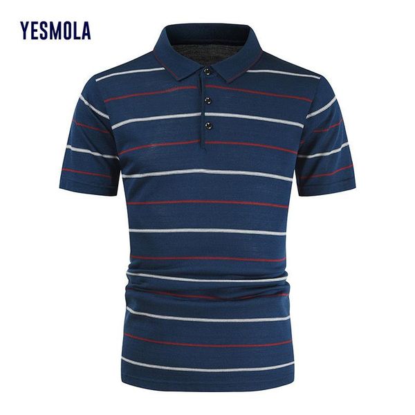 men's polos yesmola men shirts striped casual loose lapel short sleevesummer slim fit shirt streetwear male, White;black
men's polos yesmola men shirts striped casual loose lapel short sleevesummer slim fit shirt streetwear male, White;black