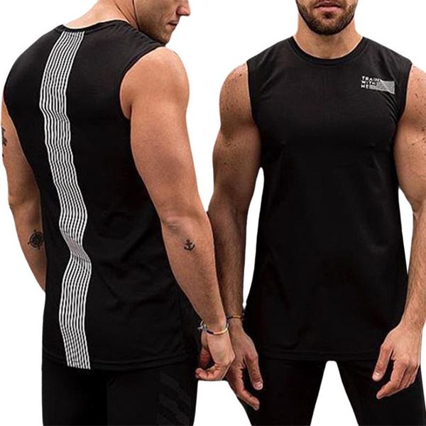 men' tank men tanks summer sports vest stripes letter print o-neck sleeveless slim fitting casual fitness boys sportswear, White;black
men' tank men tanks summer sports vest stripes letter print o-neck sleeveless slim fitting casual fitness boys sportswear, White;black