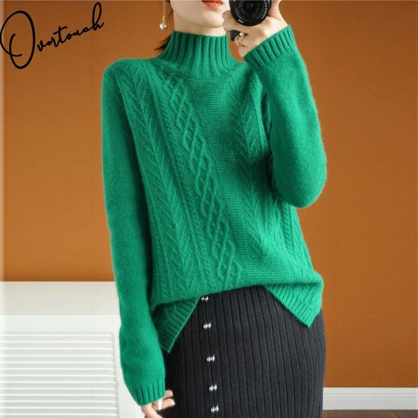 women's sweaters overtouch autumn winter women clothing jumpers oversize loose casual lady pullover turtleneck knitted cotton wool, White;black
women's sweaters overtouch autumn winter women clothing jumpers oversize loose casual lady pullover turtleneck knitted cotton wool, White;black