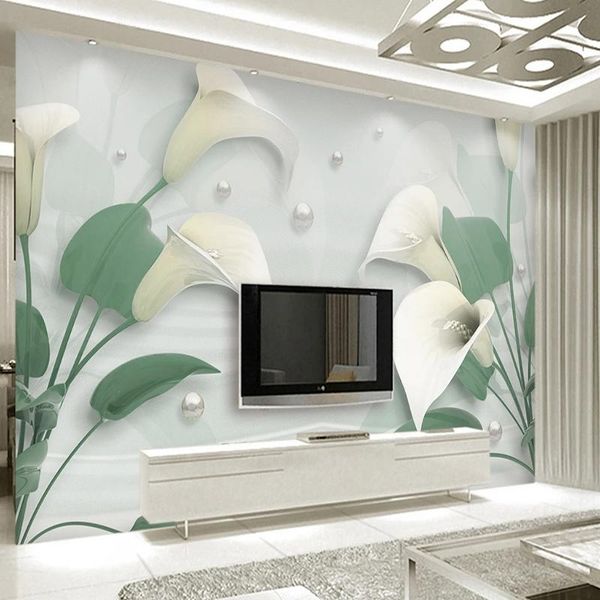 wallpapers custom 3d wallpaper poster noble jewelry flower calla lily mural living room tv sofa home decor background wall cloth stickers
wallpapers custom 3d wallpaper poster noble jewelry flower calla lily mural living room tv sofa home decor background wall cloth stickers