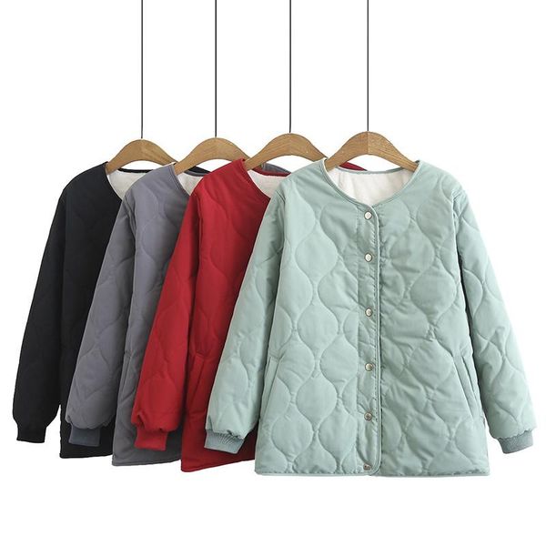 plus size outerwear & coats cotton jacket in winter for women l-4xl sleeve collarless thick and with interlayer large coat, Black
plus size outerwear & coats cotton jacket in winter for women l-4xl sleeve collarless thick and with interlayer large coat, Black