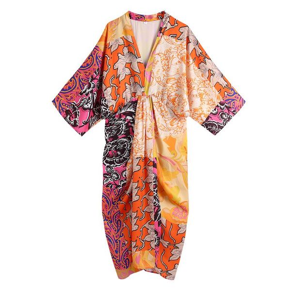casual dresses bohemian dress women summer clothes v neck three quarter sleeve draped front slit midi vintage patchwork print boho, Black;gray
casual dresses bohemian dress women summer clothes v neck three quarter sleeve draped front slit midi vintage patchwork print boho, Black;gray