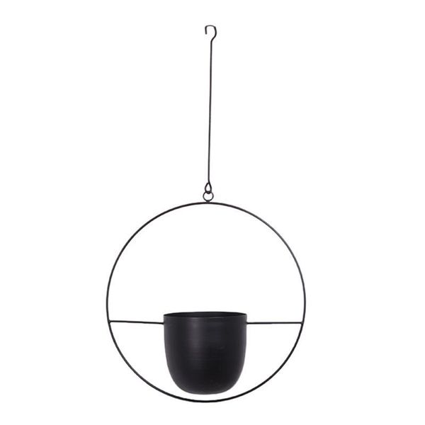 planters & pots iron hanging flower pot decorative swinging basket wall (black circular)
planters & pots iron hanging flower pot decorative swinging basket wall (black circular)