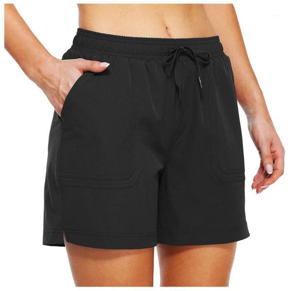 women's shorts quick dry workout casual women summer high elastic waist pockets short loose soft femme street plus size g2, White;black
women's shorts quick dry workout casual women summer high elastic waist pockets short loose soft femme street plus size g2, White;black
