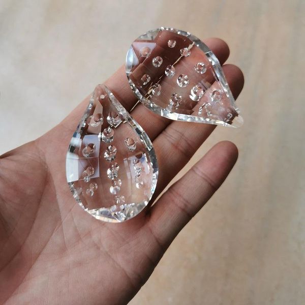 63mm clear pipa chandelier crystal with pits hanging pendants with side hole shinning prisms chandeliers accessories
63mm clear pipa chandelier crystal with pits hanging pendants with side hole shinning prisms chandeliers accessories