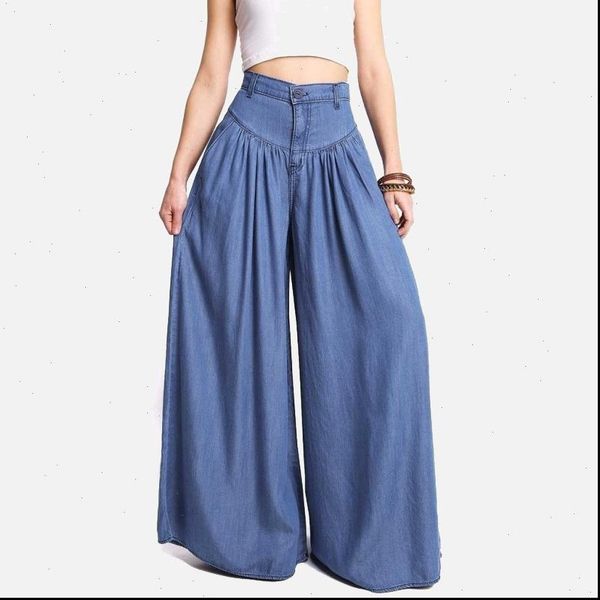 high waist zipper wide leg denim women pants casual floor length loose ladies elegant spring longs feminine skirt trousers, Blue
high waist zipper wide leg denim women pants casual floor length loose ladies elegant spring longs feminine skirt trousers, Blue