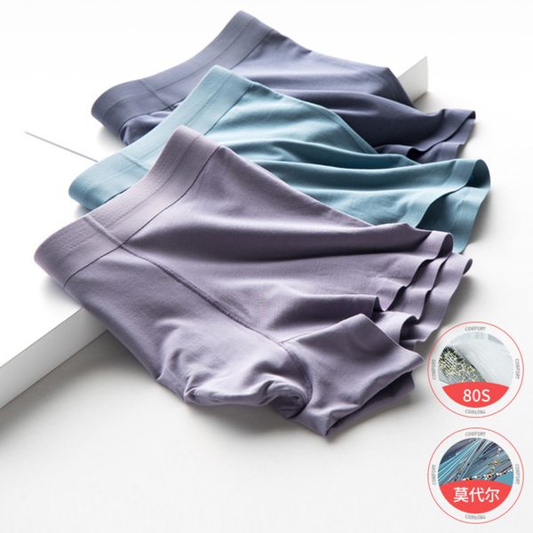 new 80 pcs. modal tracels breathable medium waist flat solid color underwear men's youth four corner head, White;black
new 80 pcs. modal tracels breathable medium waist flat solid color underwear men's youth four corner head, White;black