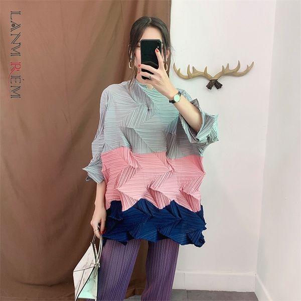 lanmrem green contrast stand collar cropped sleeve pleated plus woman long t-shirt casual simple fashion autumn new tv723 210306, White
lanmrem green contrast stand collar cropped sleeve pleated plus woman long t-shirt casual simple fashion autumn new tv723 210306, White