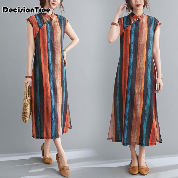 ethnic clothing 2021 chinese dress cheongsam modern print evening oriental cotton linen sleeveless qipao loose vintage, Red
ethnic clothing 2021 chinese dress cheongsam modern print evening oriental cotton linen sleeveless qipao loose vintage, Red