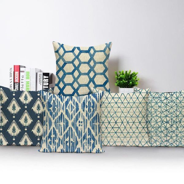 cushion/decorative pillow decorative throw pillows case blue white geometric stripes cotton linen cushion cover for home sofa chair
cushion/decorative pillow decorative throw pillows case blue white geometric stripes cotton linen cushion cover for home sofa chair