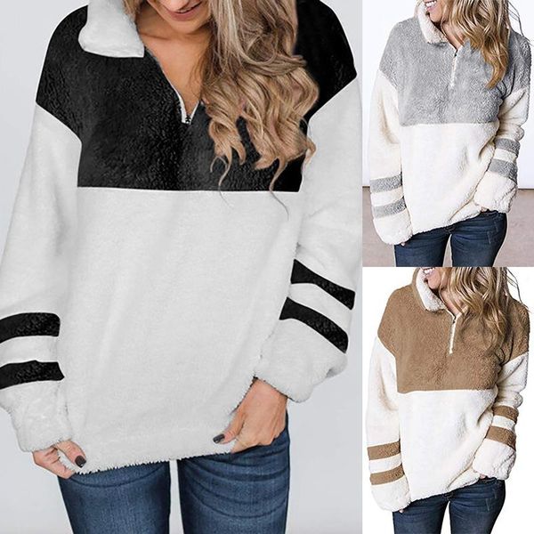 women's hoodies & sweatshirts 2021winter fleece sweater fashion patchwork fluffy thick sweaters warm zipper pullovers women winter coat, Black
women's hoodies & sweatshirts 2021winter fleece sweater fashion patchwork fluffy thick sweaters warm zipper pullovers women winter coat, Black