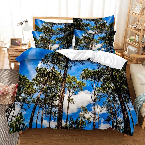 bedding sets blue sky and green trees duvet cover set 3d digital printing bed linen fashion design comforter
bedding sets blue sky and green trees duvet cover set 3d digital printing bed linen fashion design comforter
