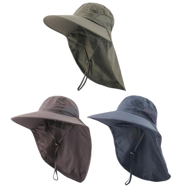 outdoor hats men women fishing sun hat drawstring closure uv protection wide brim fisherman with neck cover sunshade cap, Black;white
outdoor hats men women fishing sun hat drawstring closure uv protection wide brim fisherman with neck cover sunshade cap, Black;white
