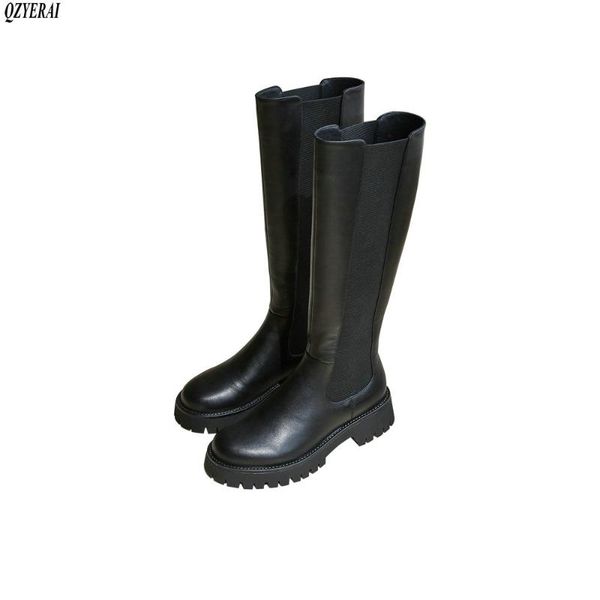 boots genuine leather high women winter warm back zipper party basic shoes woman riding round toe knee, Black
boots genuine leather high women winter warm back zipper party basic shoes woman riding round toe knee, Black