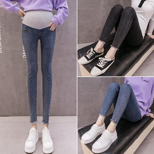 maternity bottoms 6601# pants summer high waist slim jeans belly support elastic trousers, White
maternity bottoms 6601# pants summer high waist slim jeans belly support elastic trousers, White