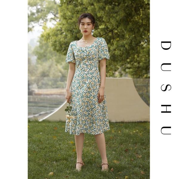 casual dresses dushu plus size office lady 100% cotton french square collar floral dress women 2021 summer puff sleeve clothes, Black;gray
casual dresses dushu plus size office lady 100% cotton french square collar floral dress women 2021 summer puff sleeve clothes, Black;gray