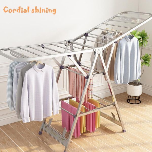 hangers & racks cordial shining home drying rack floor folding stainless steel clothes stretch quilt balcony laundry
hangers & racks cordial shining home drying rack floor folding stainless steel clothes stretch quilt balcony laundry