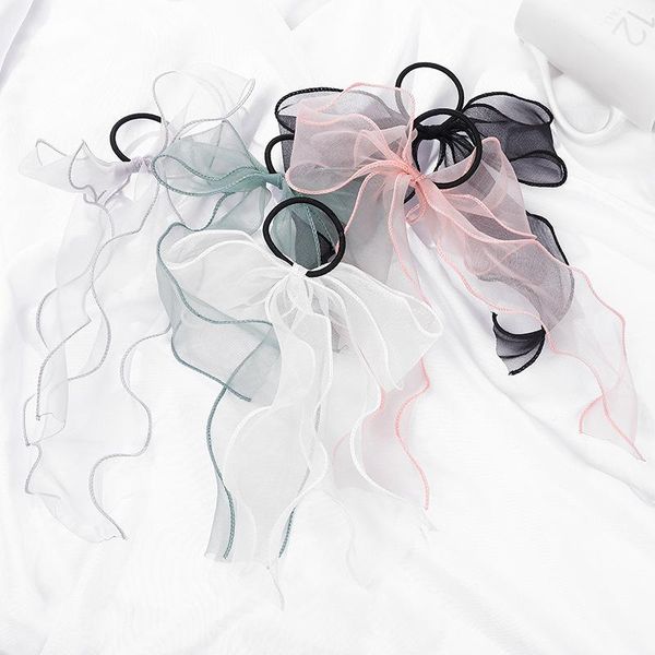 children's hair accessories curling yarn hairpin girl ribbon bow headdress, Slivery;white
children's hair accessories curling yarn hairpin girl ribbon bow headdress, Slivery;white