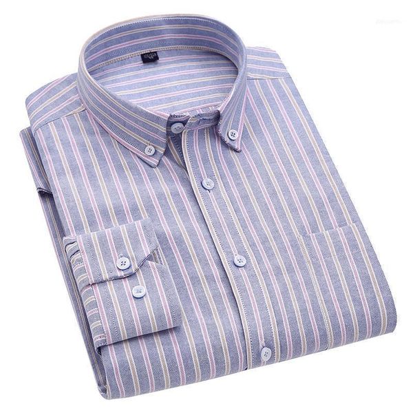 men's casual shirts breathable oxford pure cotton long sleeve men smart button down collar leisure striped for male1, White;black
men's casual shirts breathable oxford pure cotton long sleeve men smart button down collar leisure striped for male1, White;black