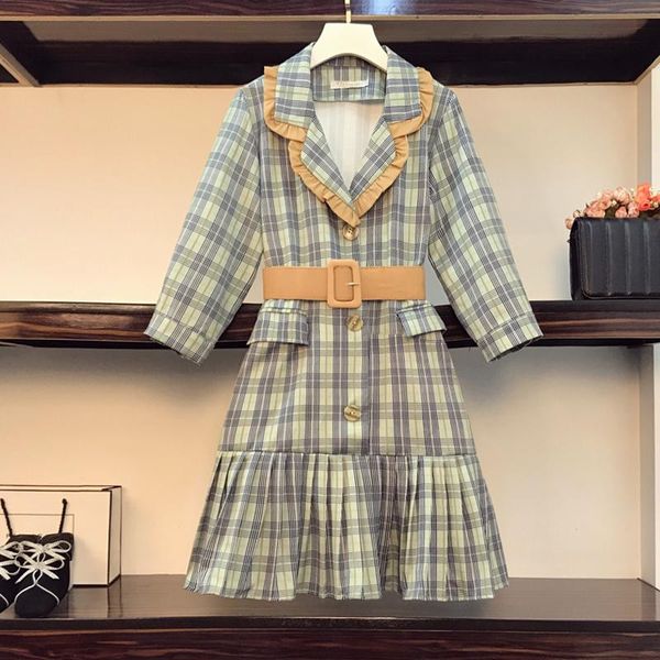 casual dresses ehqaxin autumn style plus size women's dress mid-length loose shirt elegant green plaid l-4xl, Black;gray
casual dresses ehqaxin autumn style plus size women's dress mid-length loose shirt elegant green plaid l-4xl, Black;gray