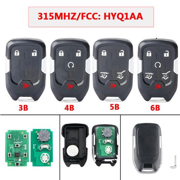 alarm systems xnrkey 3/ 4/ 5/ 6buttons remote control key for chevrolet gmc fcc# hyq1 - 315mhz
alarm systems xnrkey 3/ 4/ 5/ 6buttons remote control key for chevrolet gmc fcc# hyq1 - 315mhz