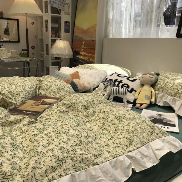 bedding sets romantic pastiral flower green set single double,cotton twin full home textile bed sheet pillow case quilt cover
bedding sets romantic pastiral flower green set single double,cotton twin full home textile bed sheet pillow case quilt cover