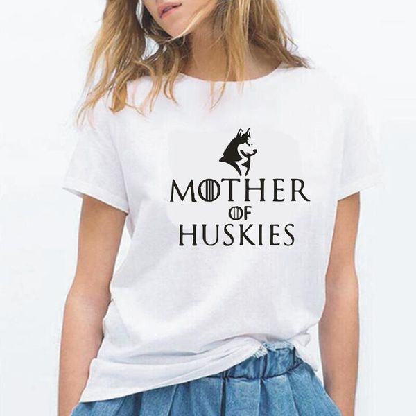 summer short sleeve cotton tee shirt femme funny mother of huskies graphic harajuku t women casual camisas de mujer women's t-shirt, White
summer short sleeve cotton tee shirt femme funny mother of huskies graphic harajuku t women casual camisas de mujer women's t-shirt, White