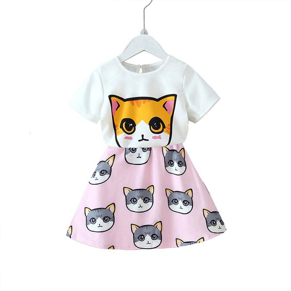 2021 new cartoon cat baby sets suit t shirt + skirt cute princess clothes suits for girls kids children's clothing 5ck9, White
2021 new cartoon cat baby sets suit t shirt + skirt cute princess clothes suits for girls kids children's clothing 5ck9, White