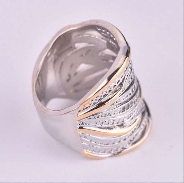wedding rings selling creative two-tone real gold-plated zircon ring, Slivery;golden
wedding rings selling creative two-tone real gold-plated zircon ring, Slivery;golden