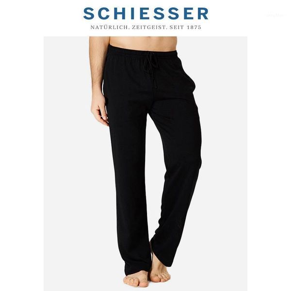 men's pure cotton loose casual home pants e5/18546p sleepwear, Black;brown
men's pure cotton loose casual home pants e5/18546p sleepwear, Black;brown