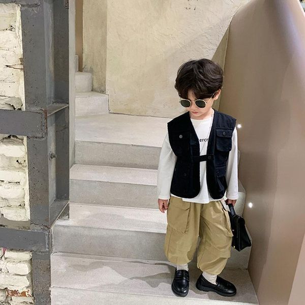 waistcoat children's 2021 autumn coat boys' korean pocket work clothes vest sleeveless fashion outerwear 3-175, Camo
waistcoat children's 2021 autumn coat boys' korean pocket work clothes vest sleeveless fashion outerwear 3-175, Camo