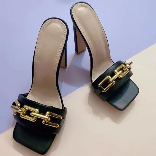 2021 summer new style high heels sandals square heel fashion solid party super high (8cm-up) quality square chain pu, Black
2021 summer new style high heels sandals square heel fashion solid party super high (8cm-up) quality square chain pu, Black