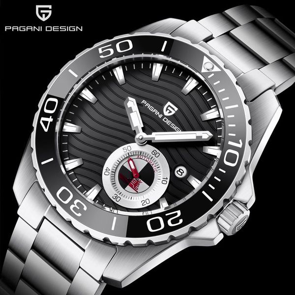 wristwatches pagani design men mechanical watch business stainless steel waterproof luxury men's quartz watches mens wristwatch montre, Slivery;brown
wristwatches pagani design men mechanical watch business stainless steel waterproof luxury men's quartz watches mens wristwatch montre, Slivery;brown