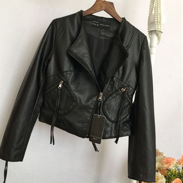 2021 spring autumn female asymmetrical collar long-sleeved zipper loose minimalist black short pu leather coat 8y750, Black;brown
2021 spring autumn female asymmetrical collar long-sleeved zipper loose minimalist black short pu leather coat 8y750, Black;brown
