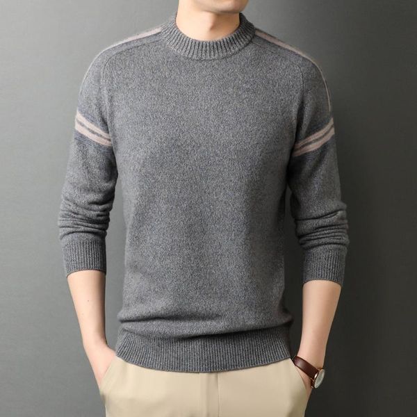 men's sweaters 2021 autumn winter casual solid 100% wool sweater male fashion thicker warm knitting pullovers men woolen clothes, White;black
men's sweaters 2021 autumn winter casual solid 100% wool sweater male fashion thicker warm knitting pullovers men woolen clothes, White;black